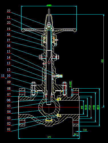 orbit rising stem ball valve dimensions