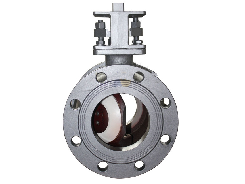 Ceramic semi-ball valves