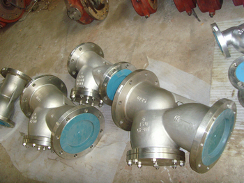 CF8M Y type strainers