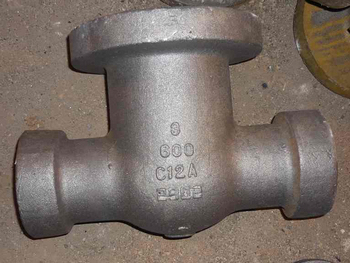 600lbs BW ends 3in C12A gate valve body casting