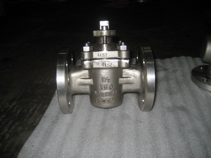 150lbs 1 1/2 in flanged 904L sleeved plug valves