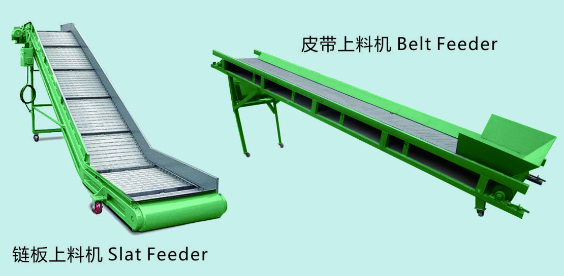 Slat conveyor & belt conveyor