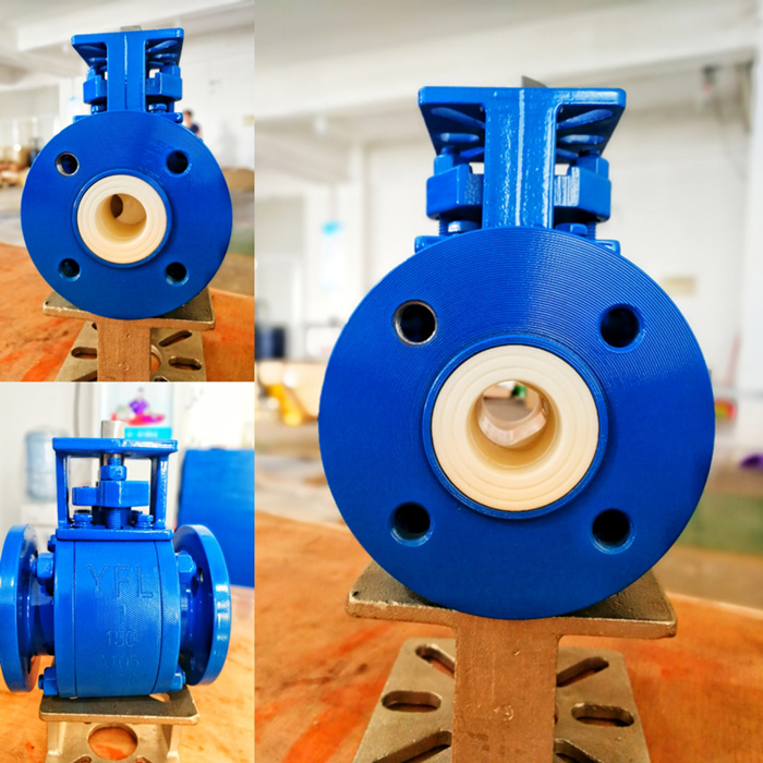 abrasion resistant ceramic V-port ball valve