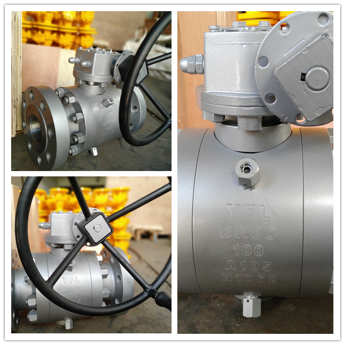 PN100 DN80 A105 Forged steel ball valves