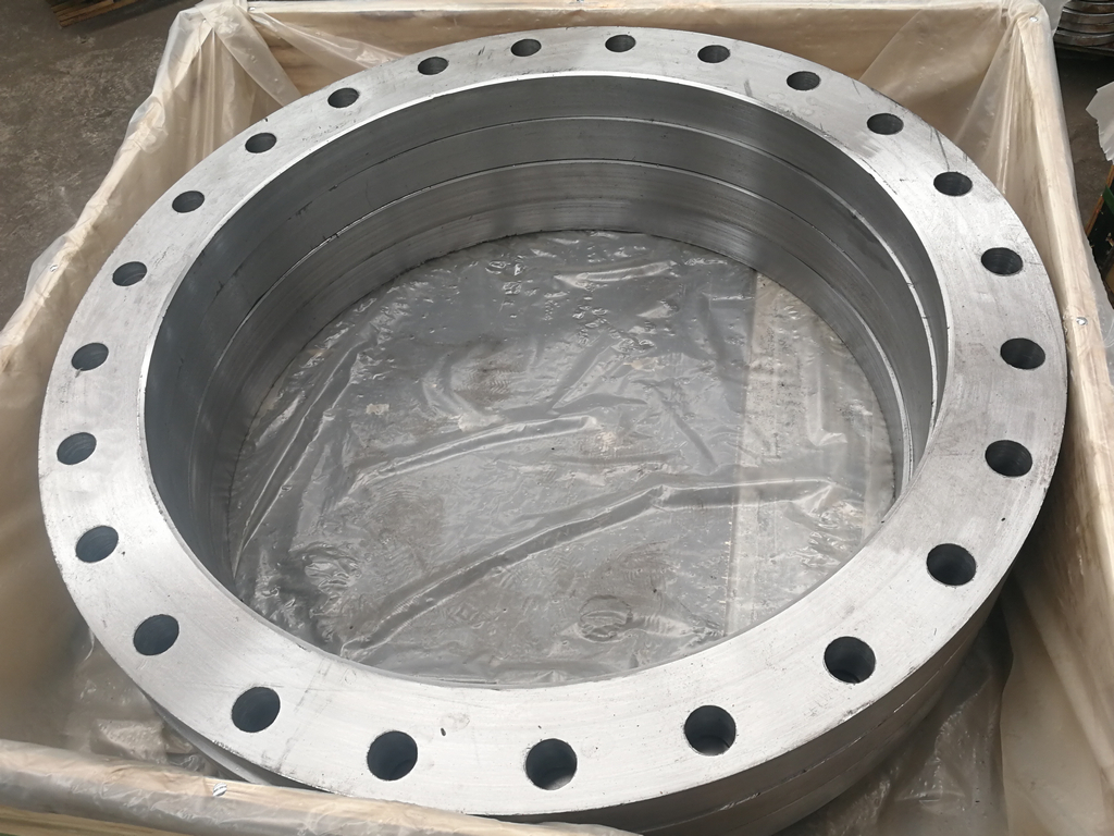 3745pcs of A105 plate flanges exported to Peru