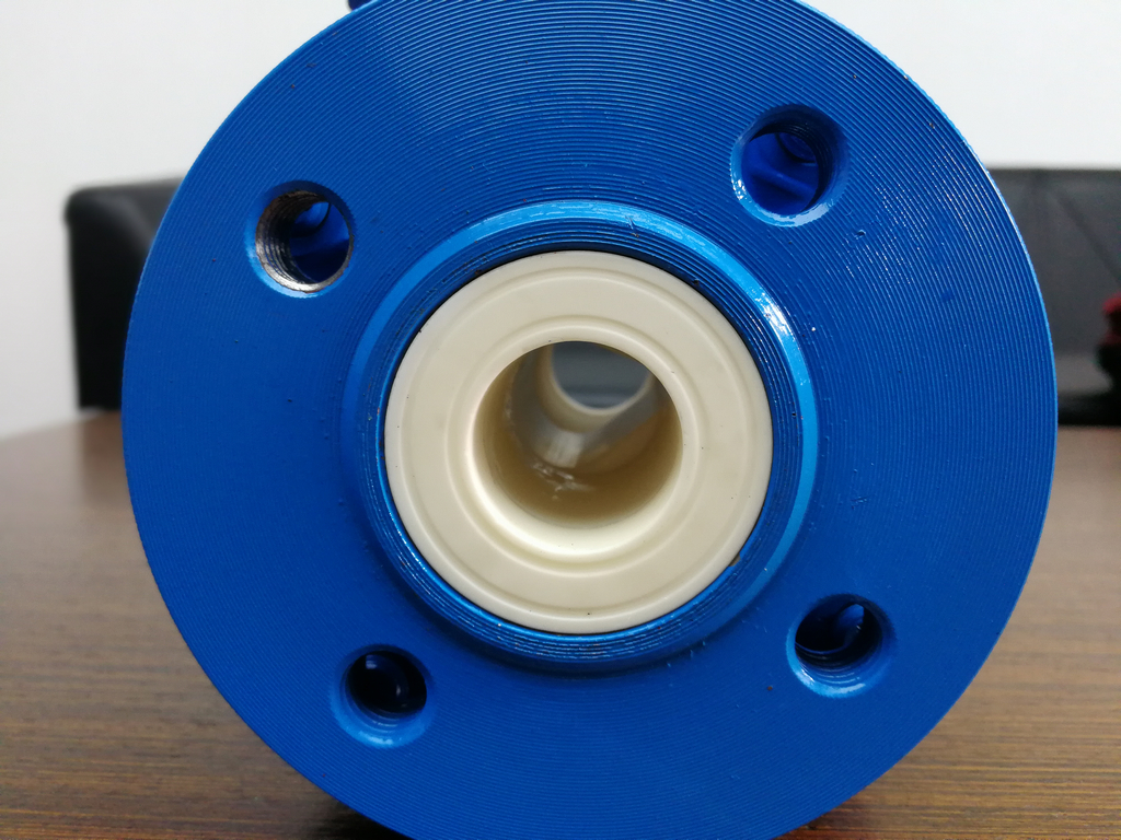 150#RF 1'' Ceramic ball valves exported to USA