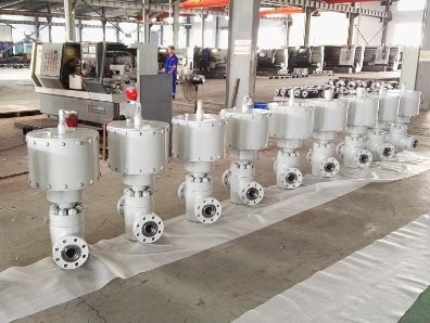 Pneumatic actuated API 6A Gate valve ready to be shipped to USA