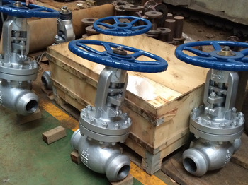 900lbs BW gate valves and globe valves with X-ray test report