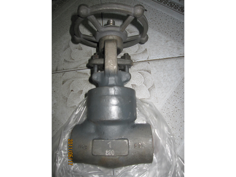 API 602 welded bonnet 800lbs 1'' F91 forged gate valves