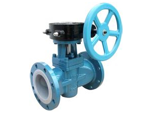 Lined F46 plug valve