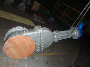 DIN F4 PN10 DN500 GS-C25 GATE VALVE