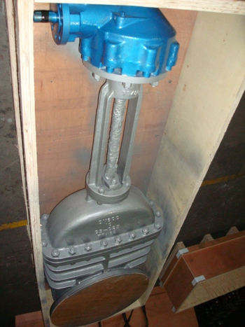DIN F4 PN10 DN500 GS-C25 GATE VALVE