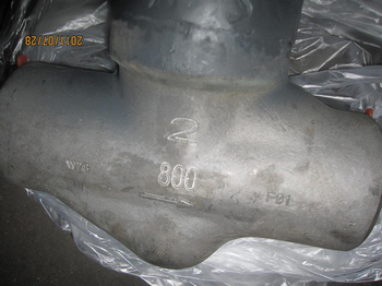 F91 Welded bonnet 800lbs SW 2in GLOBE VALVE