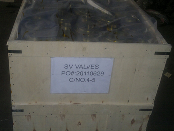 DIN St37.2 WN flanges packing