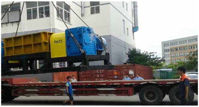 largest solid waste shredder for municipal solid waste