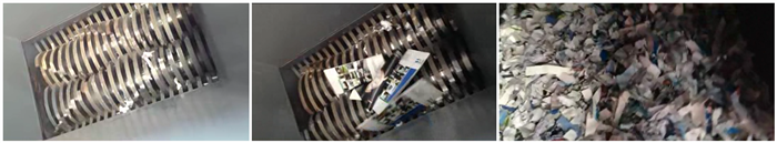 double shaft small paper shredder