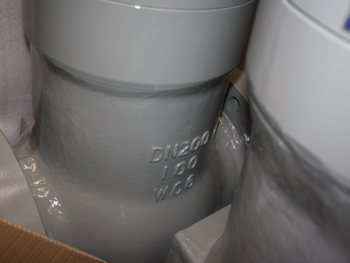 PN100 DN200 WC6 Gate Valve.