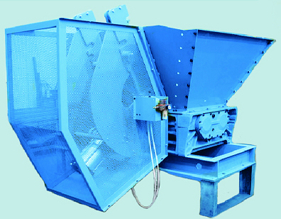 hydraulic feeder for double shaft secondary shredder