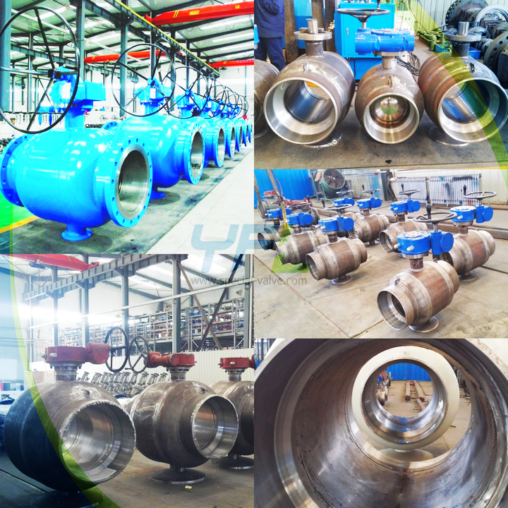 city gas fully welded ball valves