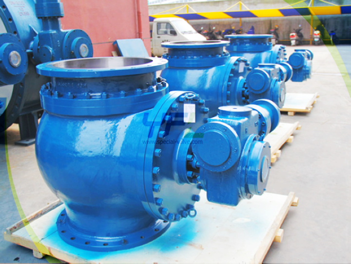 hydraulic slow close hemisphere ball valve