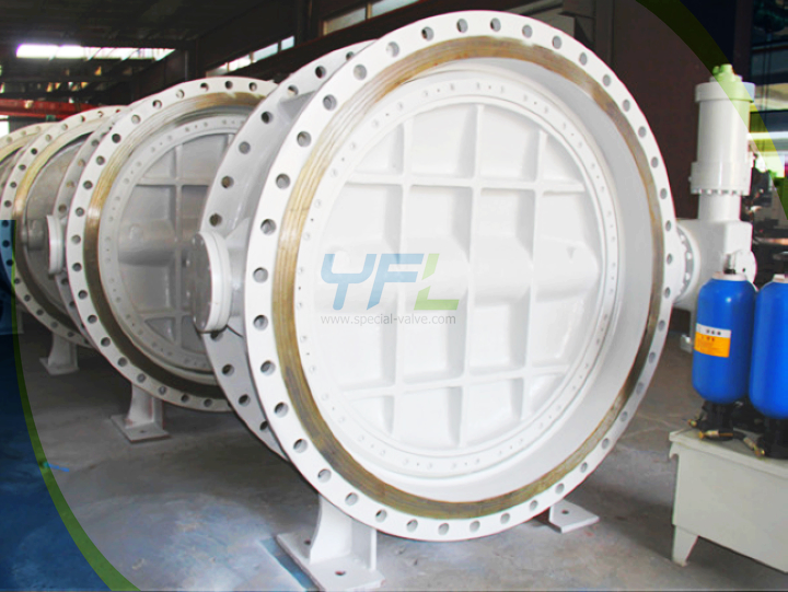 Intelligent Accumulator Hydraulic Control Slow Closing Butterfly Valve