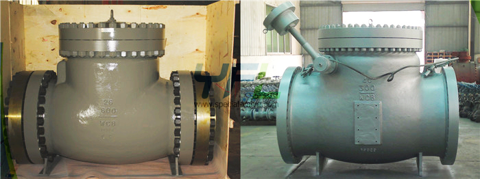 API 6D Large size full open swing check valve