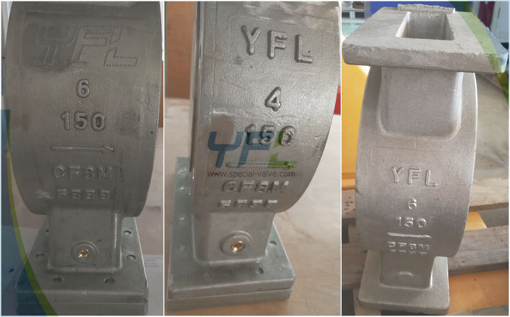 Ceramic knife gate valve for mining industry