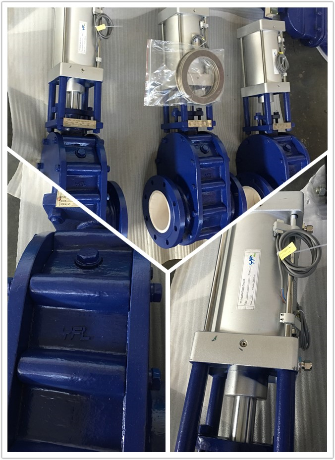 ceramic double disc gate valves for FGD system