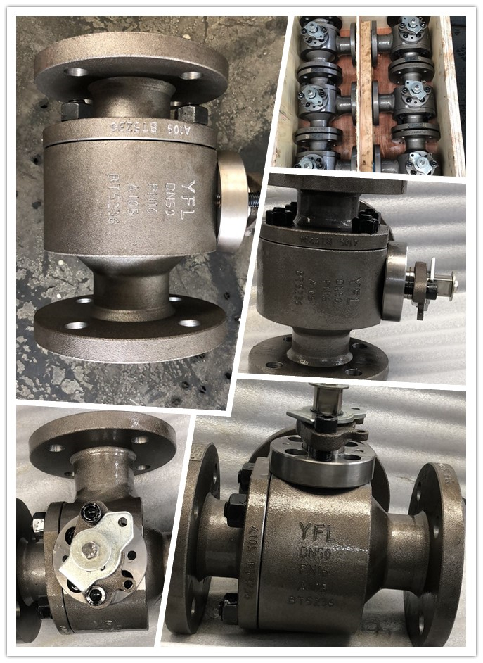 three way ball valves L type