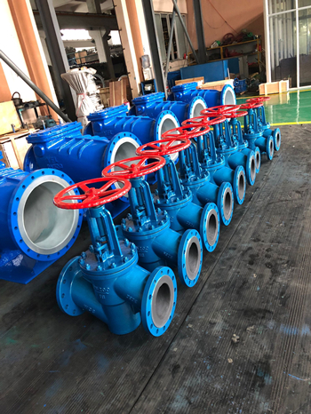 rubber lined globe valve