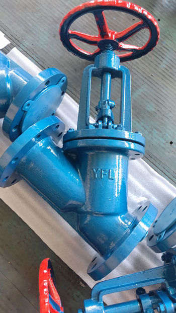 YFL rubber lined globe valves