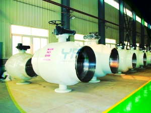 City gas fully welded ball valves