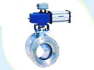 pneumatic V-Port Cut-off ball valves