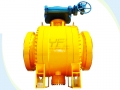 API Side Entry Cast Steel Trunnion Mounted Ball Valve