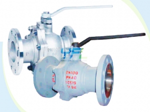 DIN cast steel floating ball valve