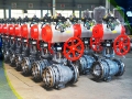 API Side Entry Cast Steel Trunnion Mounted Ball Valve