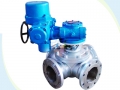Motorized Carbon Steel LL Type Four Way Ball Valve
