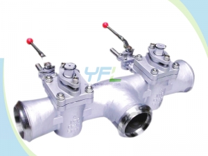 Plug valve with single flush