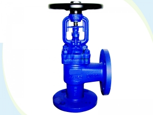 Angle type bellows seal globe valve