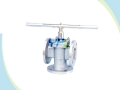 Pneumatic Three Way Plug Valve