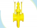 Buried City Gas Slab Gate Valves With Gas Exhaust