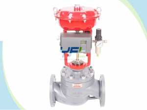 Pressure balanced low noise globe control valves