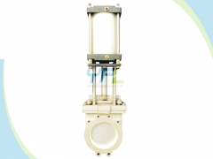 Ceramic knife gate valve