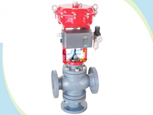 Three way control valves