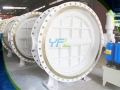 Hydraulic Slow Closing Check Butterfly Valve With Counterweight
