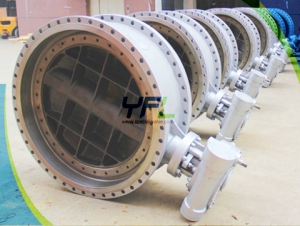 Lug triple offset metal seal butterfly valves