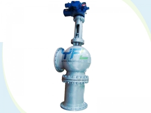 Angle type slurry valve