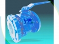 JIS 7S-48 Full Bore Two Piece FC200 Ball Valve