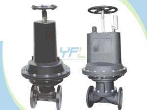 Pneumatic weir type diaphragm valve