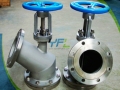 Pneumatic Y Type Flat Bottom Downward Dumping Valve